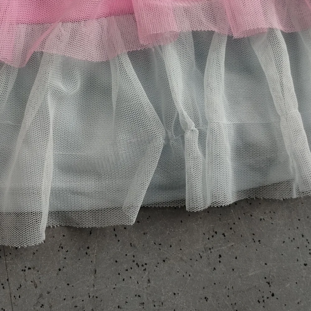 Way To Celebrate Girls Tiered Tutu Mesh Skirt, SZ girl S (6-6x) Yellow Pink Blue - Picture 6 of 16